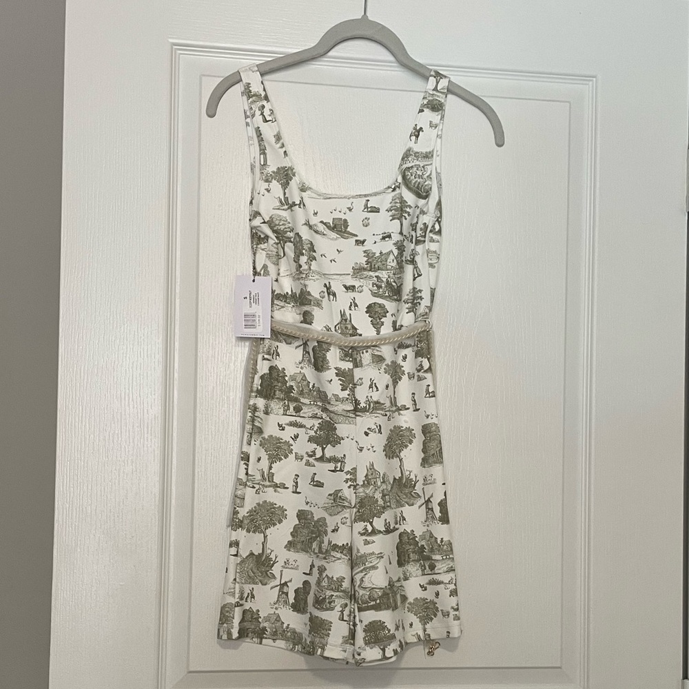 WeWoreWhat active bodysuit vintage voile sage - Picture 4 of 4